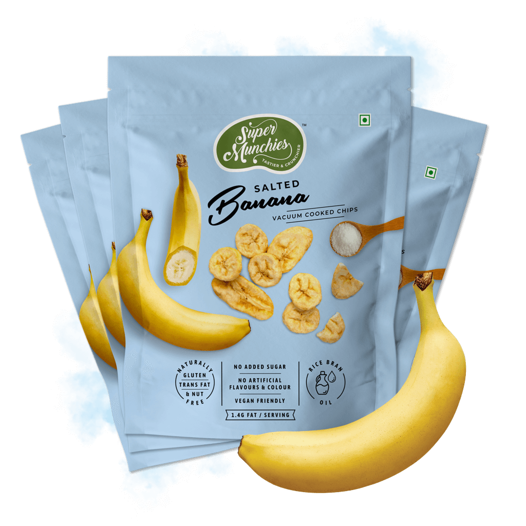 Super Munchies Vacuum Cooked Salted Banana Chips
