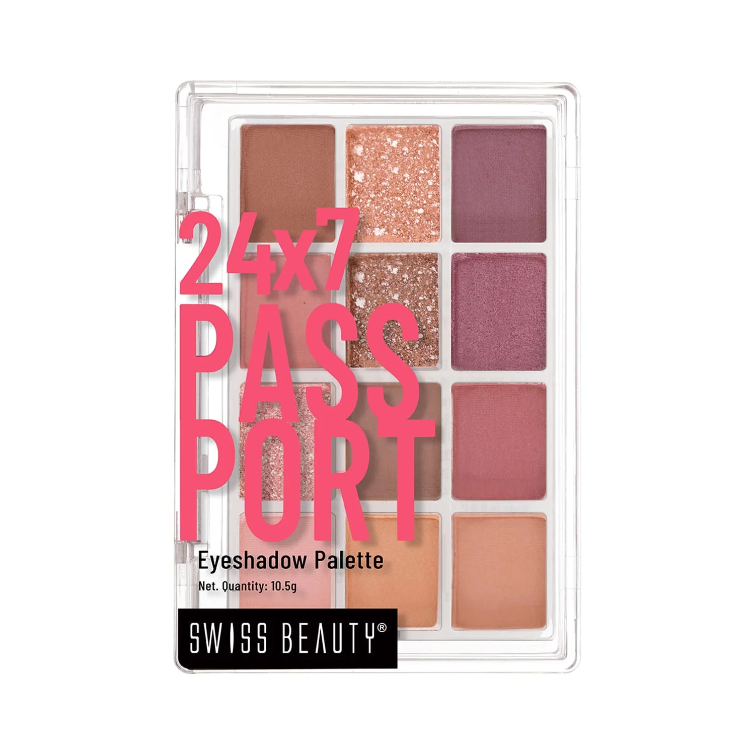 Swiss beauty 24/7 passport eyeshadow palette